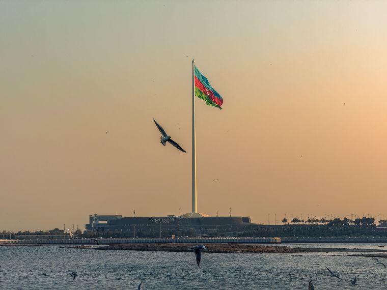 Bandera nacional de Azerbaiyán