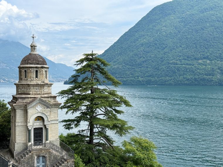 Vistas del lago desde Brienno