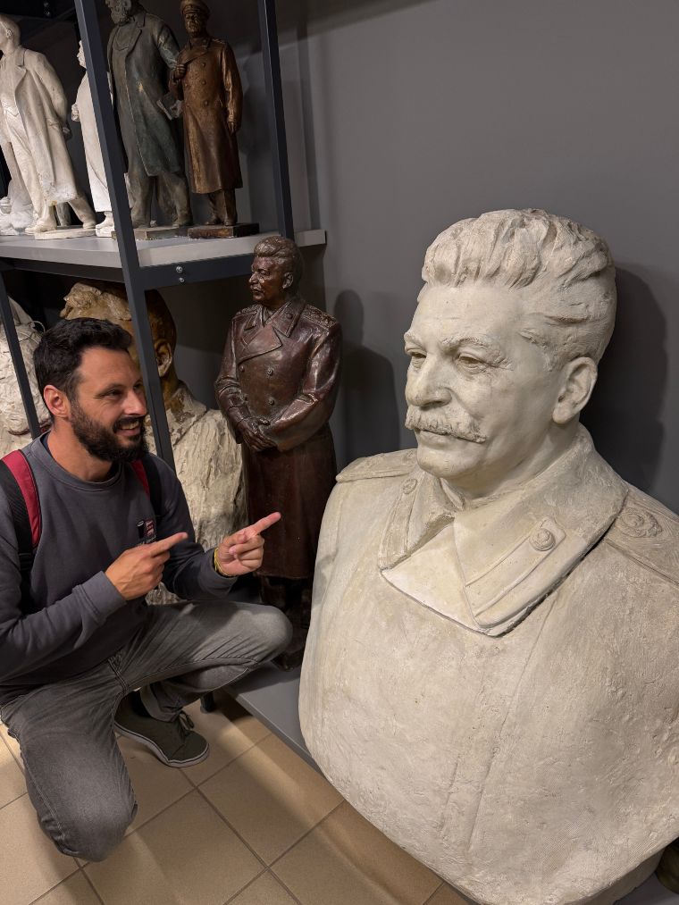 Busto de Stalin en Minsk