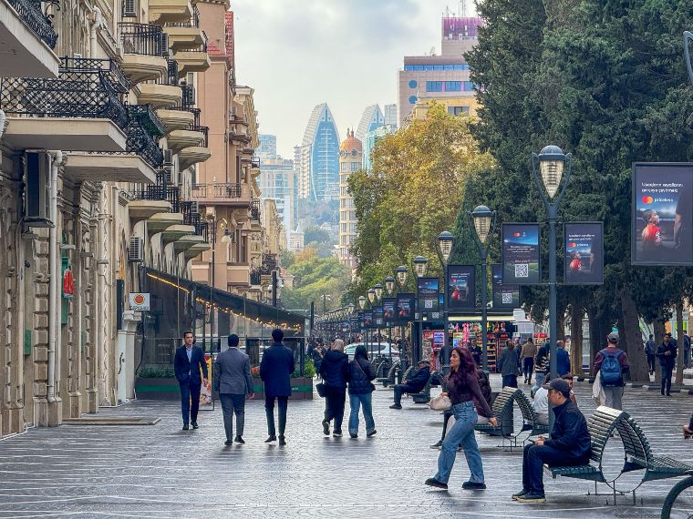Calle Nizami de Bakú