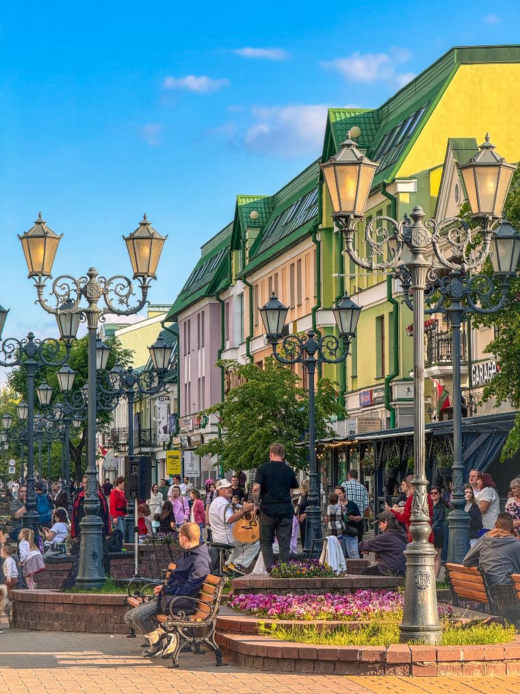 Calle sovetskaya de Brest