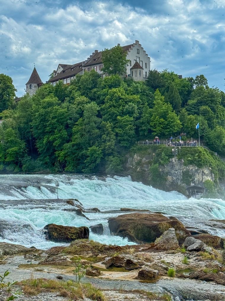 Castillo Laufen en las Cataratas del Rin