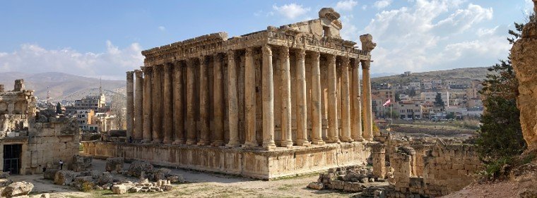 templo romano de líbano
