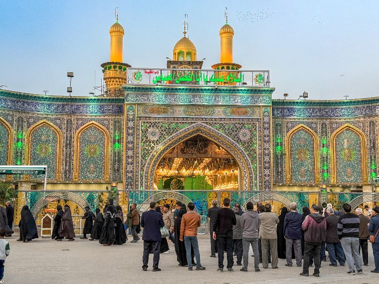 Entrada al Santuario de Abbas en Kerbala