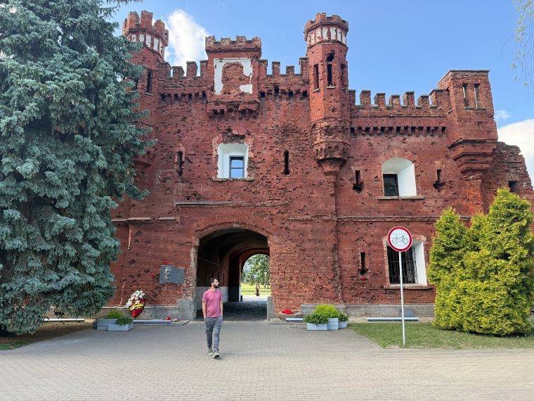 Antigua entrada a la fortaleza de Brest