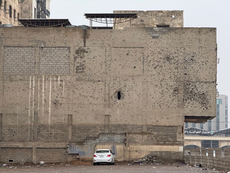 Signos de la guerra en Mosul