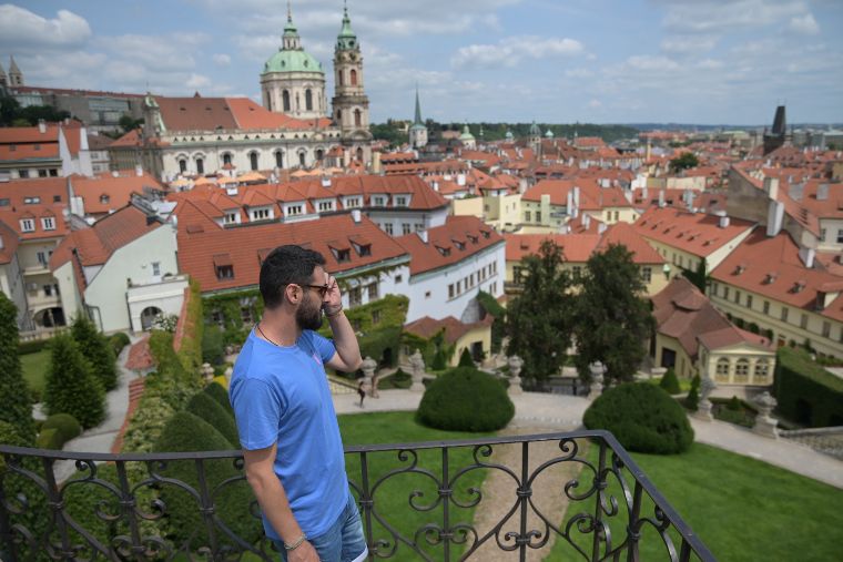 Jardines desconocidos en Praga