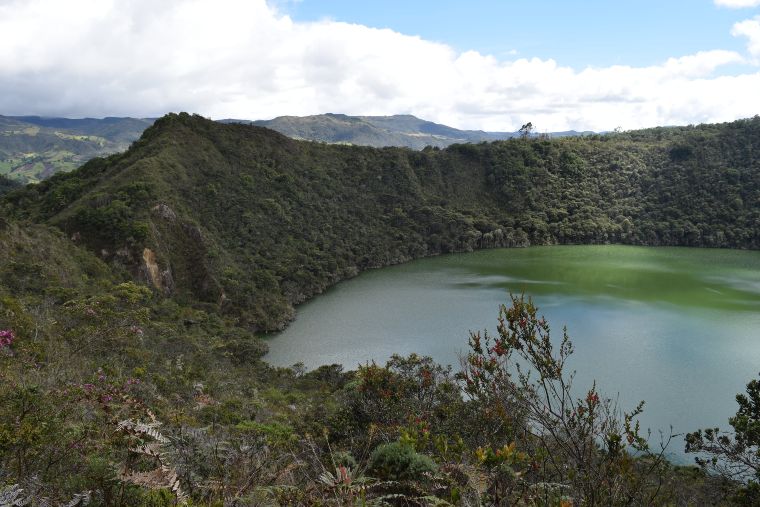 Laguna Guatavita de Colombia