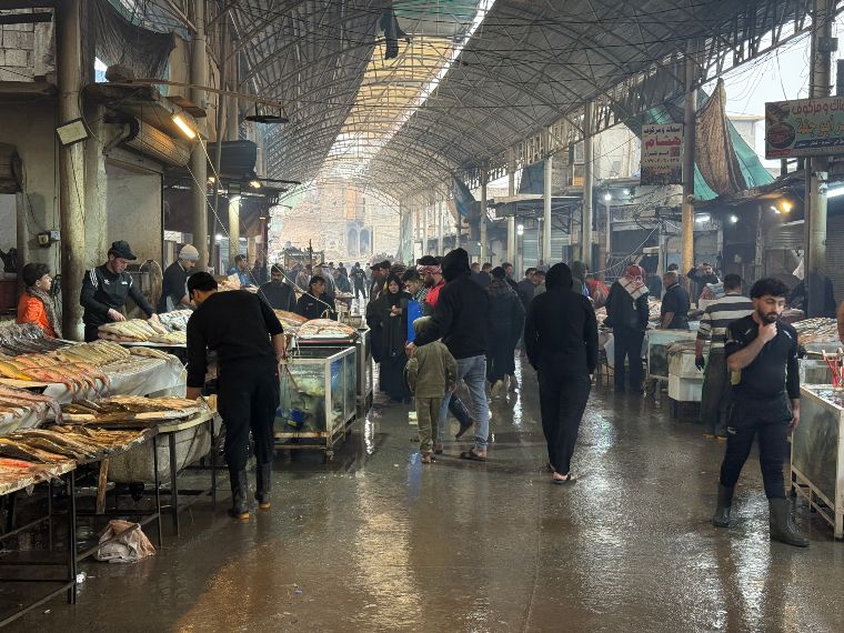 Mercado de pescado de Mosul