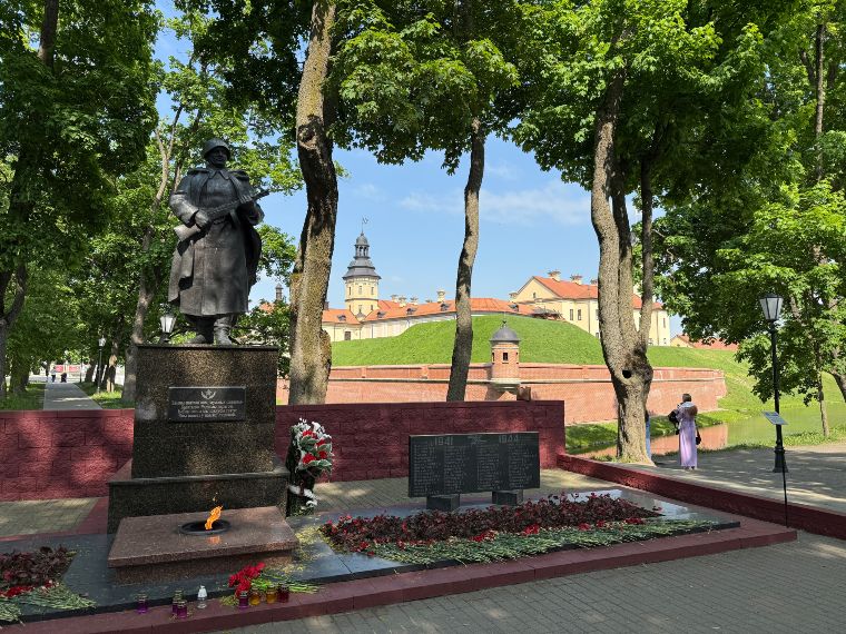 Monumento a los partisanos en Nesvizh