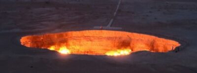 Pozo de Darvaza de Turkmenistán
