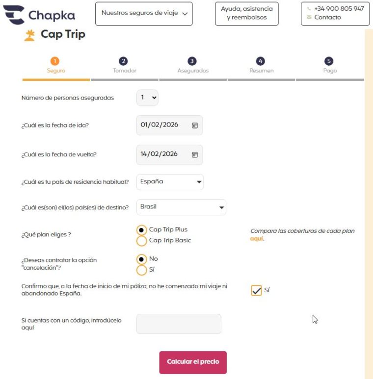 Proceso de contratación de Chapka