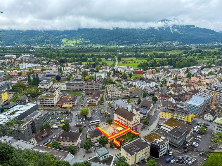 Mirador de Känzile en Vaduz