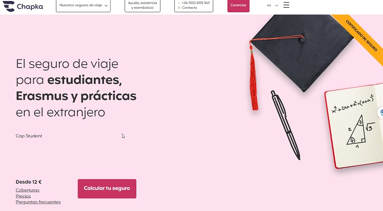 Seguro Cap Student de Chapka