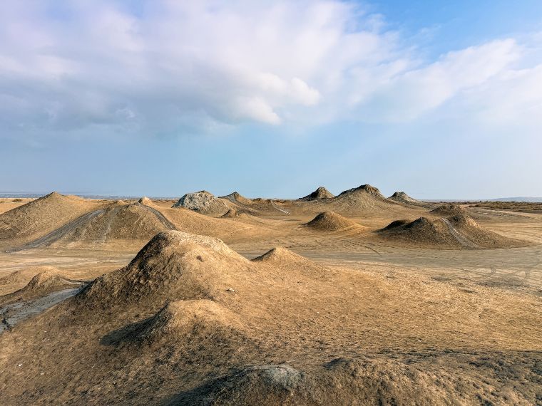 Visitar los volcanes de lodo desde Bakú