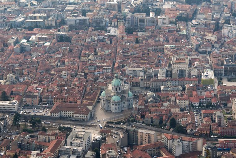 Subir al funicular de Brunate