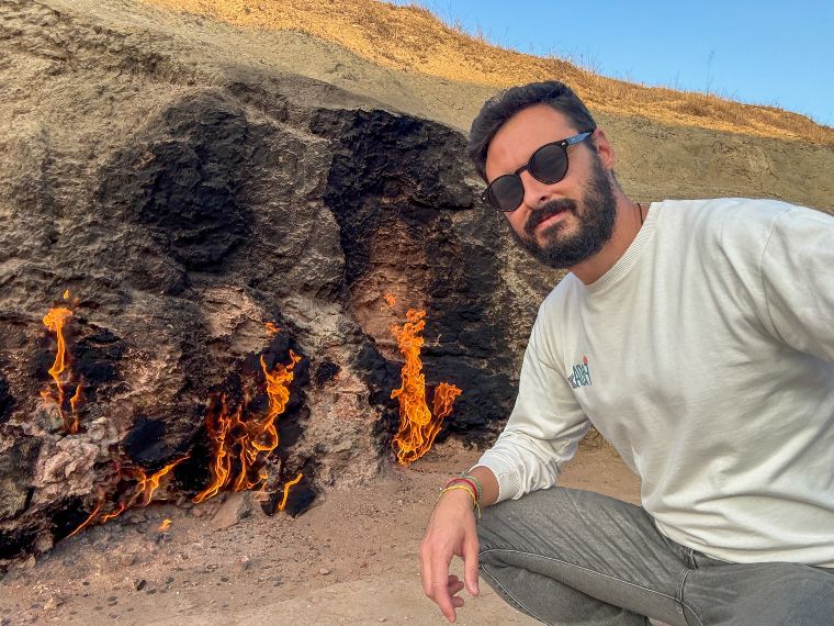 Yanar Dag en Azerbaiyán